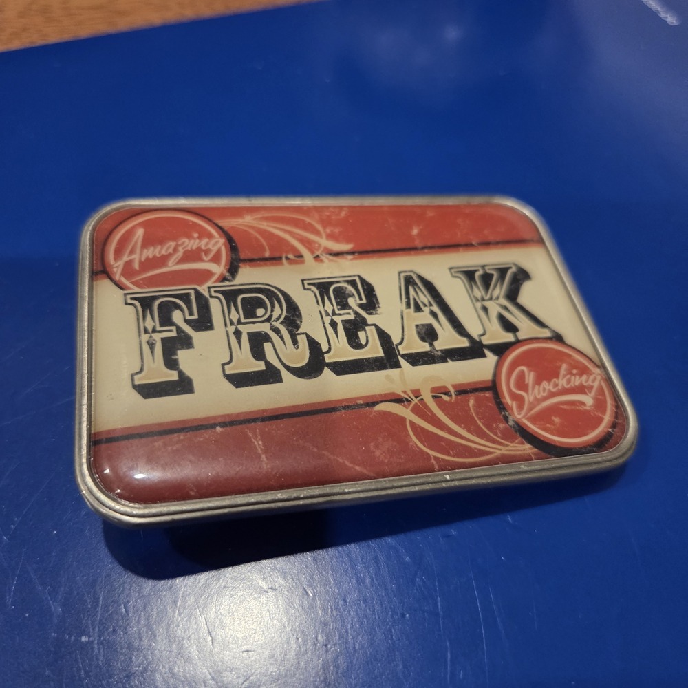 Retro-a-go-go Amazing Freak Shocking Vintage Style Belt Buckle